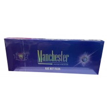 Сигареты Manchester Blue Mist Fushion (Манчестер Кнопка Черника Суперслим )