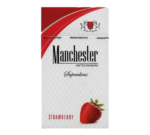Сигареты Manchester Strawberry SuperSlims Клубника оптом Сигареты Manchester Strawberry SuperSlims Клубника оптом